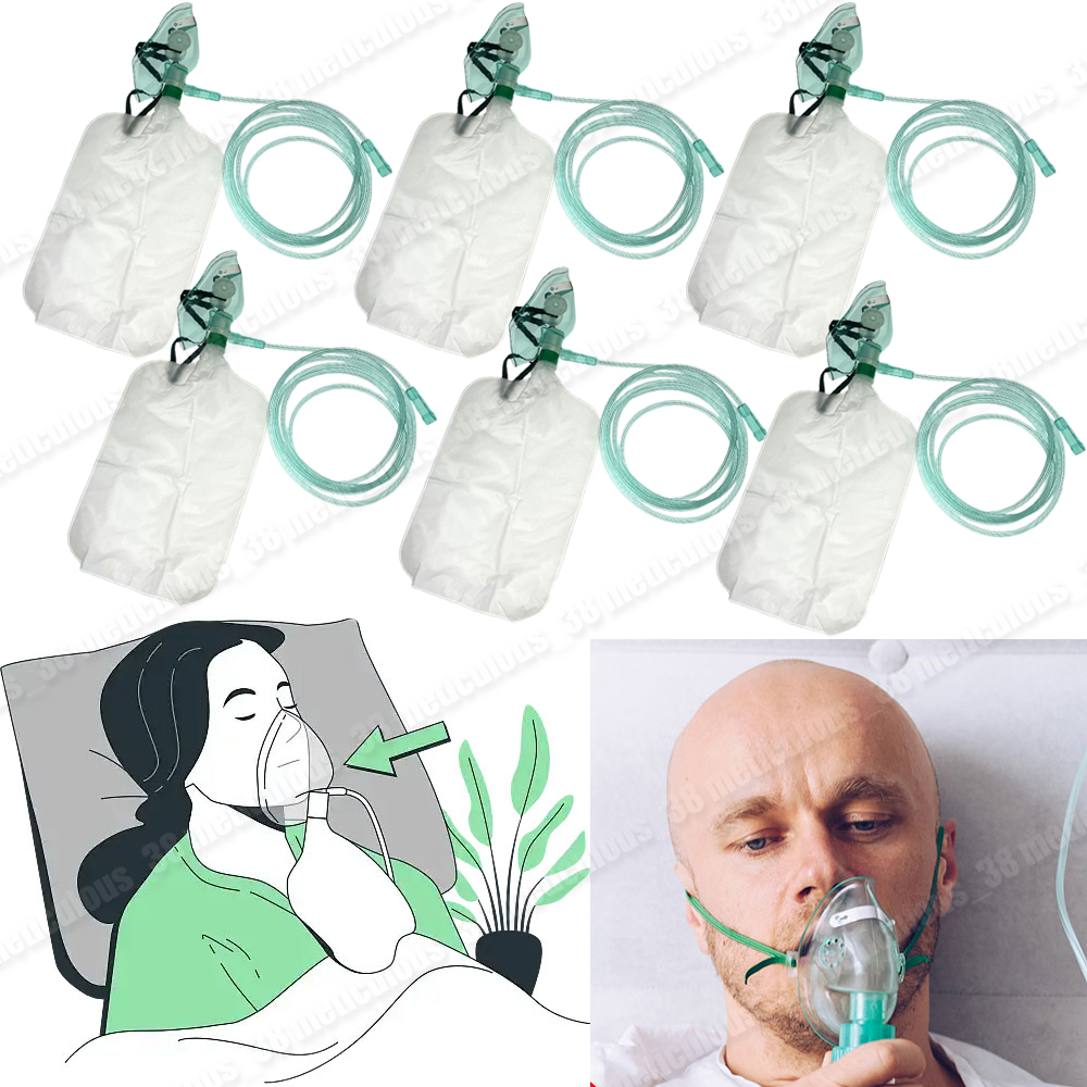 5-20 шт. одноразовых кислородн – обзор и цена Oxygen Mask Non-Rebreather